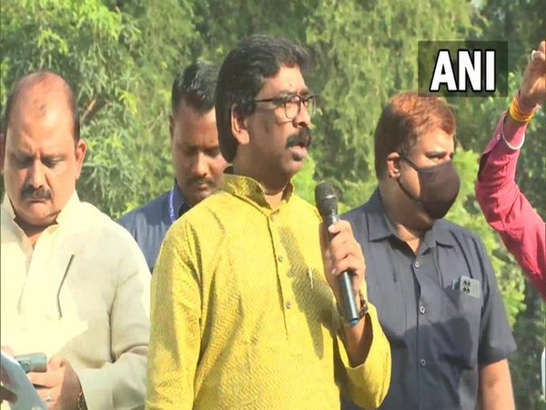 Jharkhand Chief Minister Hemant Soren | Enforcement Directorate | state Governor CP Radhakrishnan | Section 144 | CM's residence | shreshth b harat |