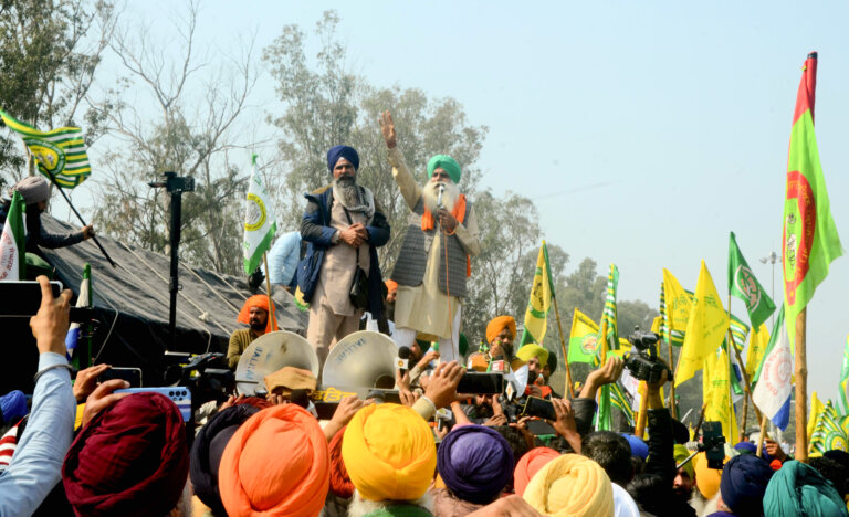 farmer protest | punjab | haryana | sanyukt kisan morcha | shreshth bharat |