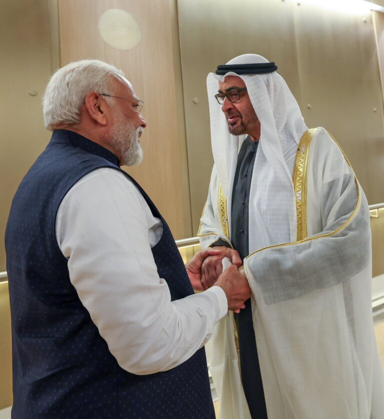 Abu Dhabi | Ahlan Modi event | Prime Minister Narendra Modi | UAE President Mohammed bin Zayed Al Nahyan | BAPS Hindu Temple | shreshth bharat |