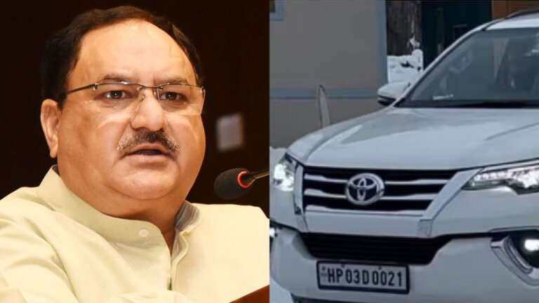 JP Nadda | stolen Fortuner | Varanasi | shreshth bharat |