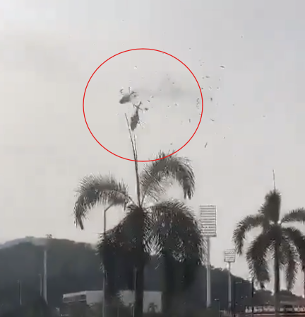 two military helicopters collided midair in Lumut, Malaysia.