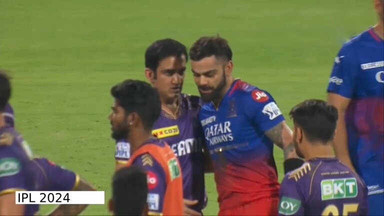 Virat Kohli and Gautam Gambhir