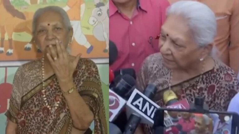 anandiben patel | loksabha election 2024 | third phase voting | shreshth bharat