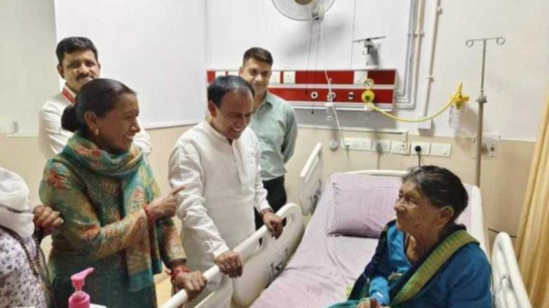 CM Yogi Mother Hospitalized