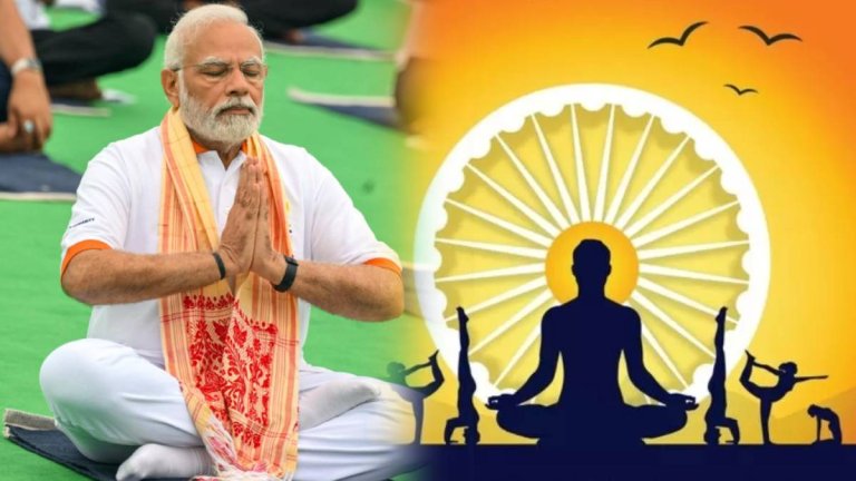 International Yoga Day 2024 | PM Modi | jammu Kashmir | Shreshth uttar Pradesh |