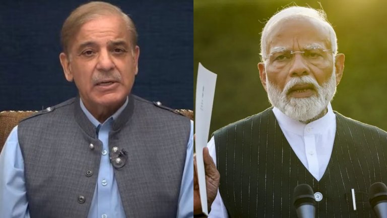 Pakistan pm Shahbaz sharife congratulate Narendra modi for oath ceremony shared post on twitter