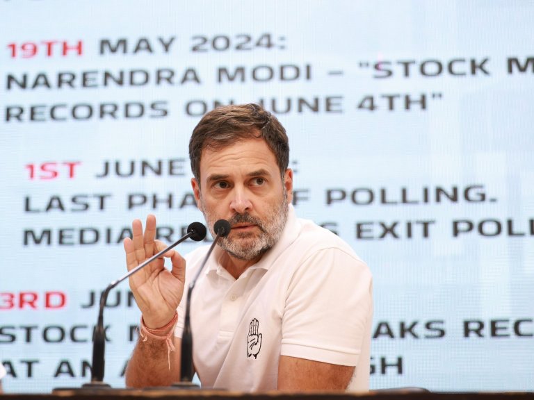 Rahul Gandhi Raised Questions On Share Market