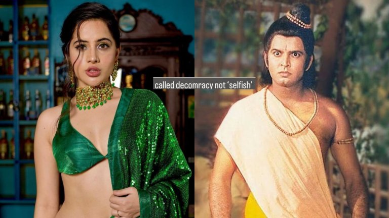 Urfi Javed gave her reaction on ramayan actor Sunil Lahri called ayodhya people selfish