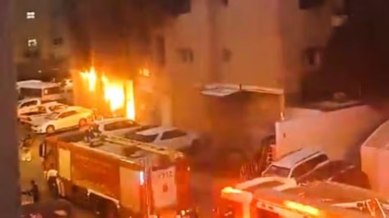 kuwait fire Update Indian Embassy released helpline number 40 Indians among those killed