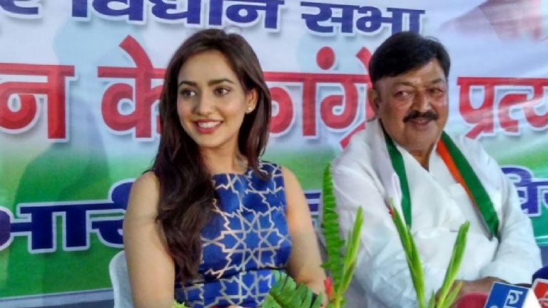 neha sharma | neha sharma post | lok sabha election 2024 | shreshth bharat