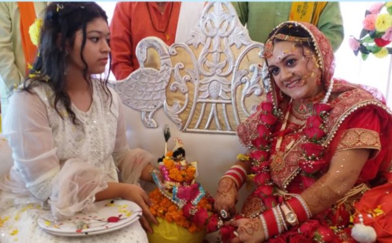 harshika-pant-married-with-lord-shri-krishna-in-haldwani