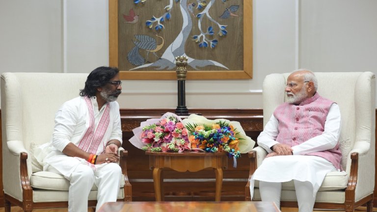 Hemant Soren meet PM Modi