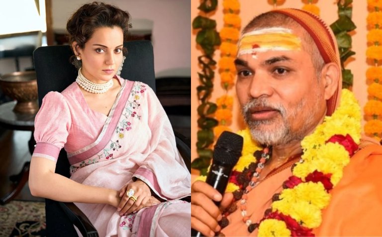 kangana-ranaut- reacted -at-shankaracharya-avimukteshwarananda-saraswati read here in detail