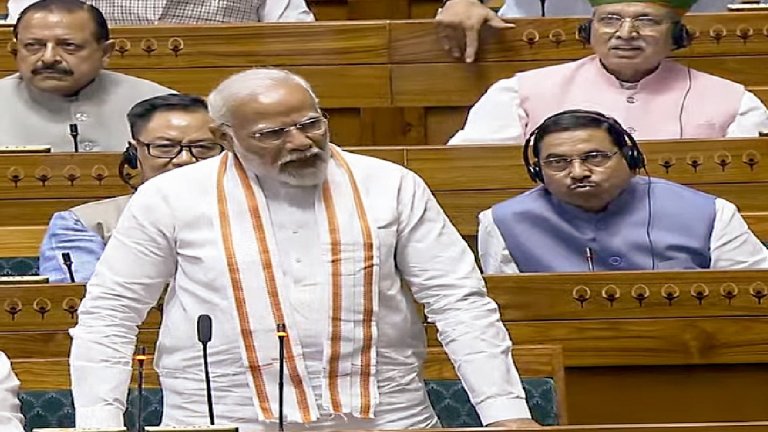 PM Narendra Modi Speech in Patrliament | lok sabha session 2024 | shreshth bharat