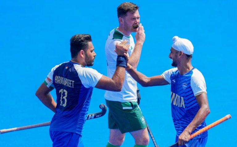 Paris Olympic 2024 IND vs IRE Hockey Harmanpreet Singh Leads India To Win Over Ireland