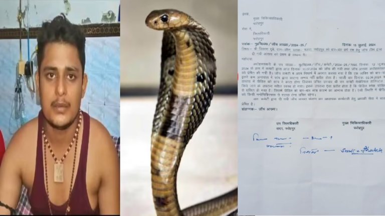 Vikas Dubey Snake Bite