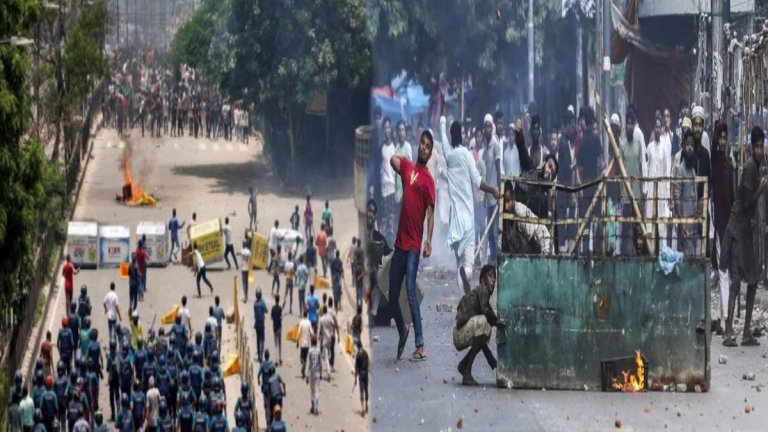 Violent protests in Bangladesh