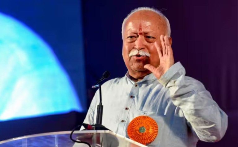 Humans want to become Superman and god RSS chief Mohan Bhagwat again targets PM Modi