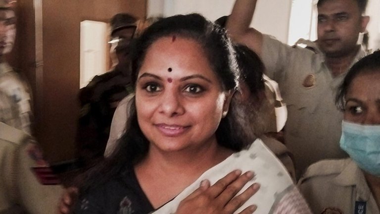 K Kavitha out of Tihar