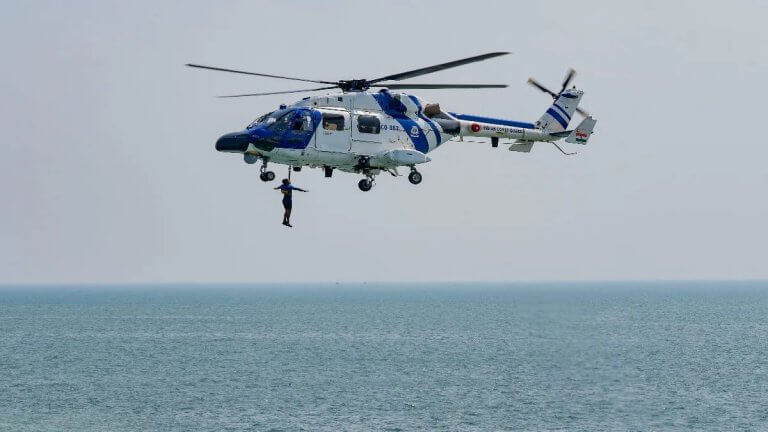 Indian Coast Guard Helicopter Crash