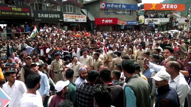 Shimla Mosque Protest