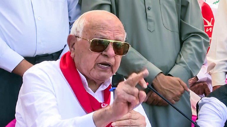 Former Chief Minister Farooq Abdullah