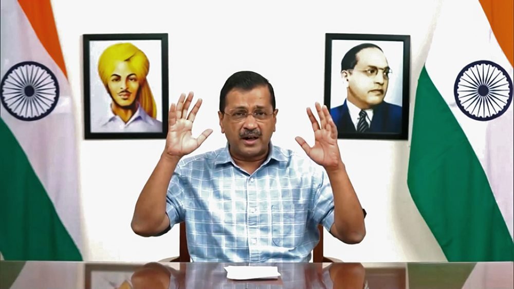 New Delhi, Aug 07 (ANI): Delhi CM Arvind Kejriwal speaks on Delhi Services Bill, 2023, in New Delhi on Monday. (ANIPhoto)