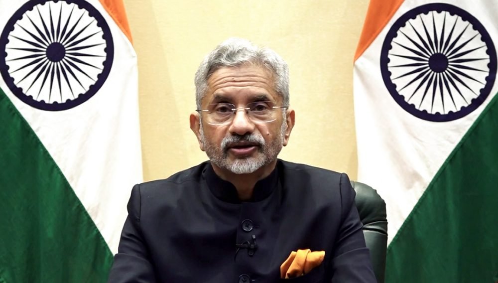 New Delhi, Nov 24 (ANI): External Affairs Minister S Jaishankar delivers remarks at the Australia-India Leadership Dialogue 2023, on Friday. (ANI Photo)