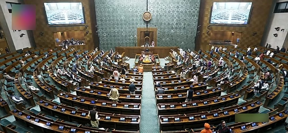 New Delhi, Dec 14 (ANI): Proceedings of the Lok Sabha are underway during the Winter Session of Parliament, in New Delhi on Thursday. (ANI Photo/SansadTV)