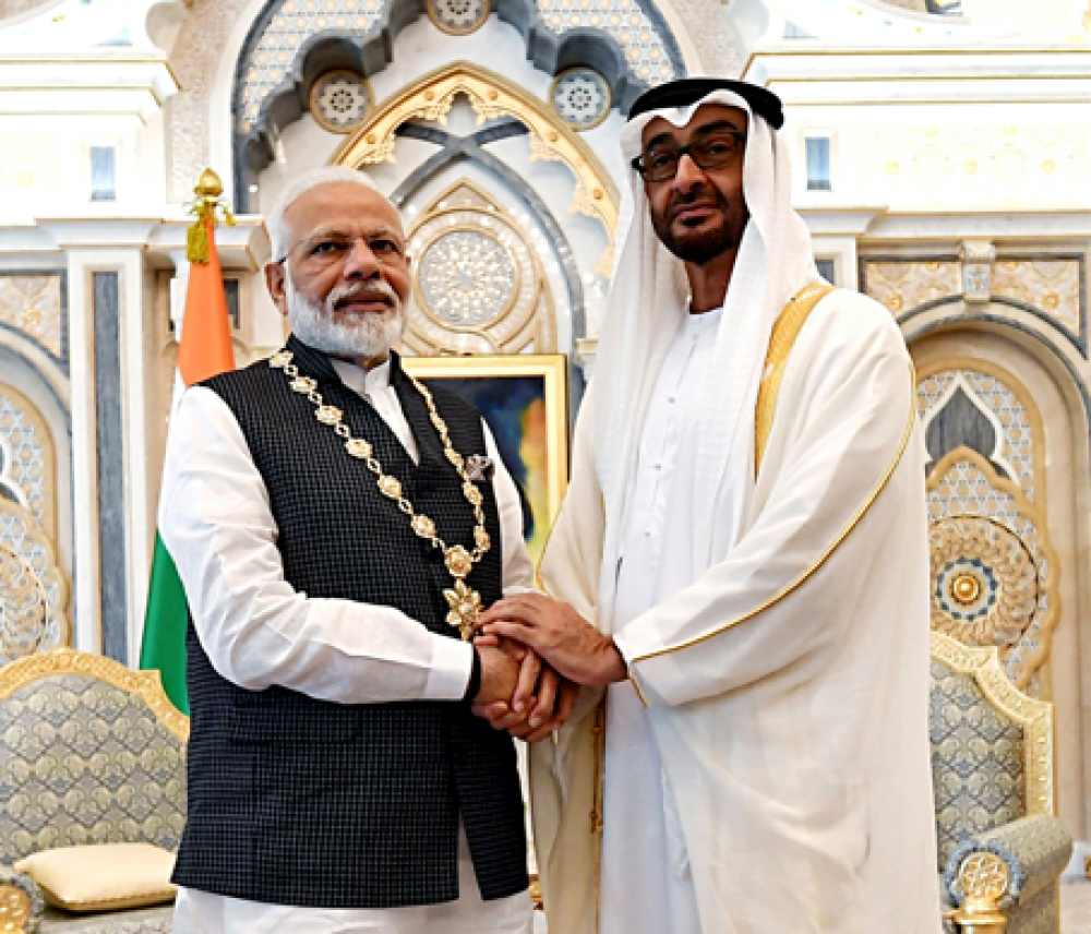Abu Dhabi | BAPS | FIRST HINDU TEMPLE | President of the United Arab Emirates | Mohammed bin Zayed Al Nahyan | UAE Ambassador Abdul Nasser Al Shaali | PRIME MINISTER NARENDRA MODI | SHRESHTH BHARAT |