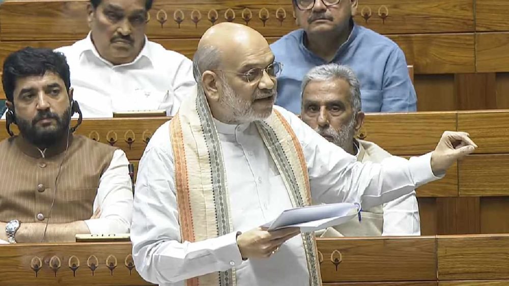 Amit Shah In Loksabha