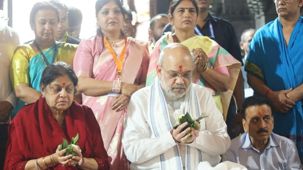 Amit Shah at Mahakumbh