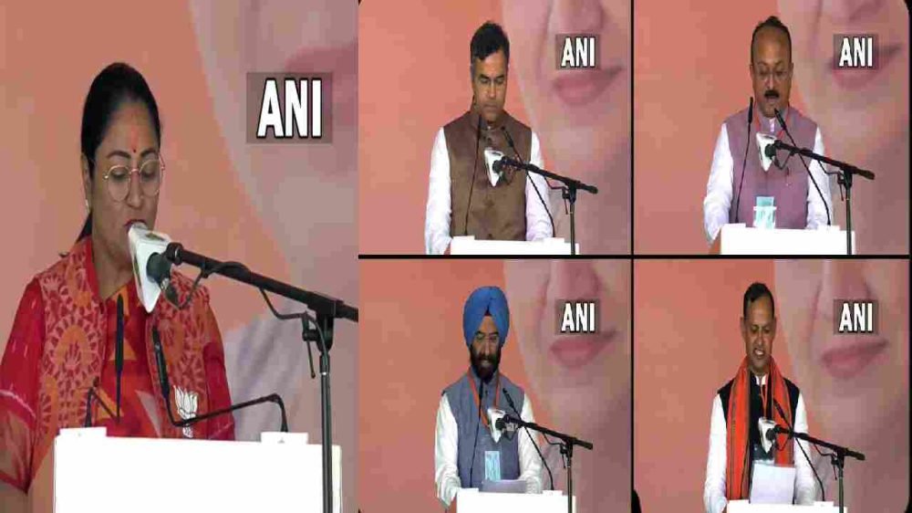 Delhi CM Rekha Gupta Oath Ceremony