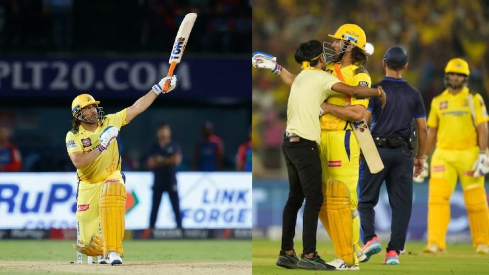 MS DHONI ONE HAND SIX | MS DHONI | CSK | GT | SHUBHMAN GILL | SHRESHTH BHARAT