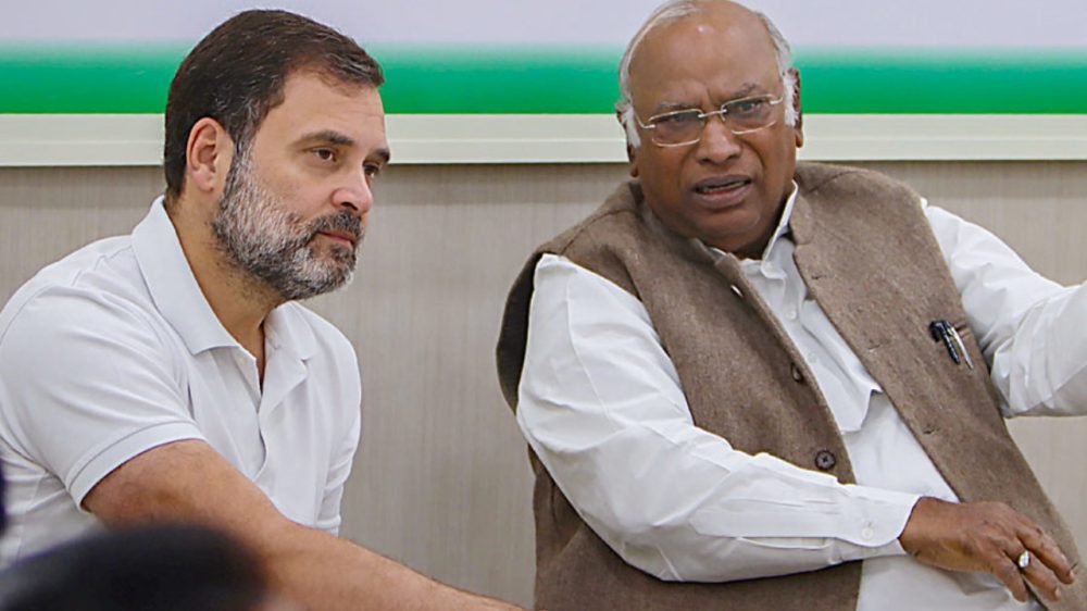 Rahul Gandhi mallikarjunkharge kharge lok sabha election 2024 Rahul Gandhi mallikarjunkharge kharge hold meeting after exit poll result