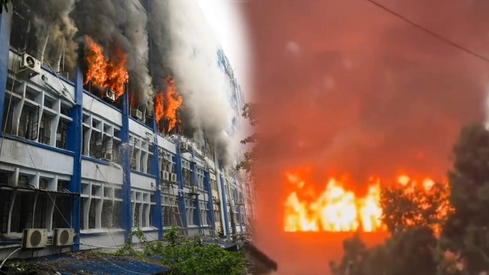 West Bengal 4,000 EVMs Destroyed In Massive Fire