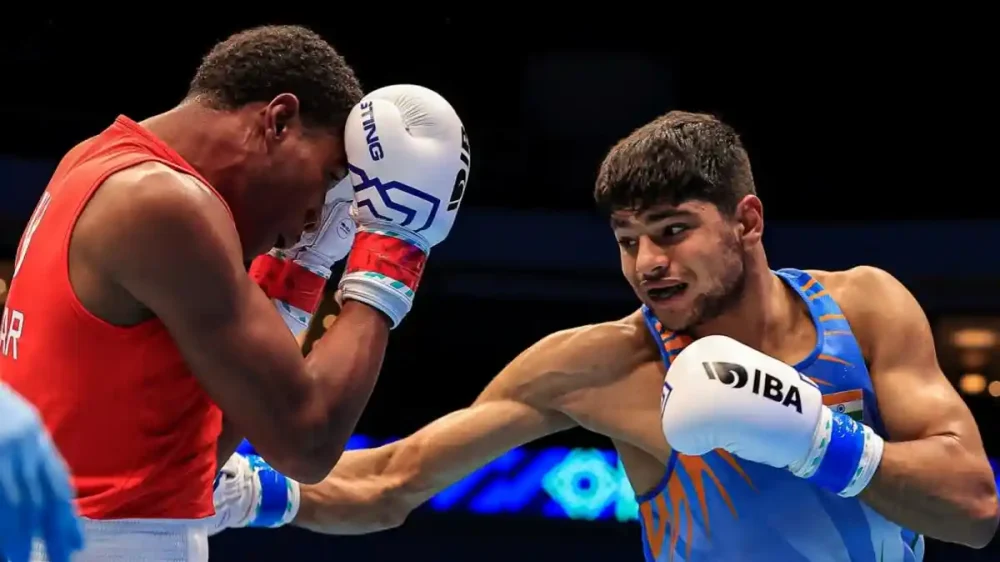 BOXER NISHANT DEV | OLYMPIV 2024 | CHRISTOS KARIATOS | SHRESHTH BHARAT