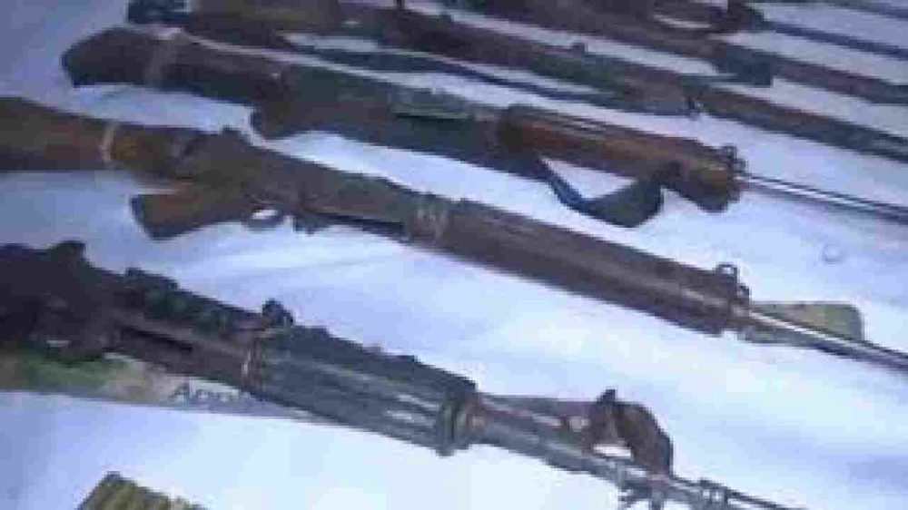 explosives and weapons