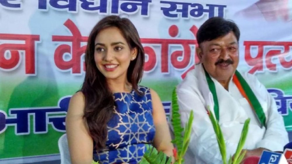 neha sharma | neha sharma post | lok sabha election 2024 | shreshth bharat