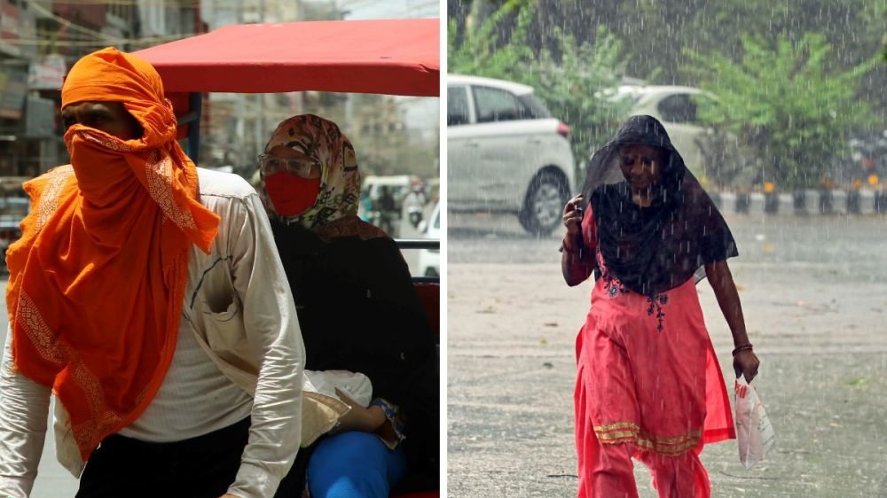 weather forecast today heatwave rain